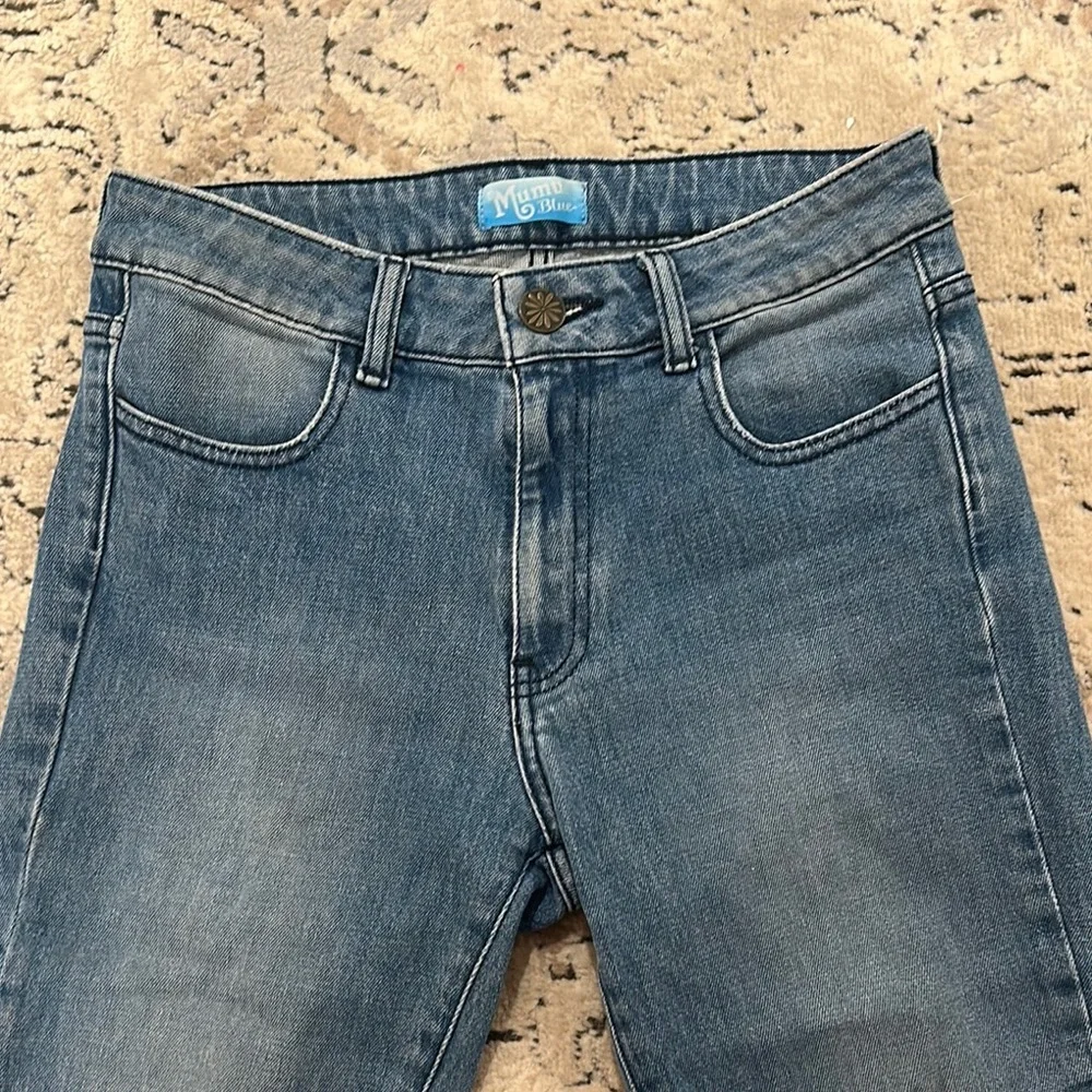 Show Me Your MuMu Jaclyn Mid Rise Flared Jeans, EXCELLENT cond - Picture 4 of 6